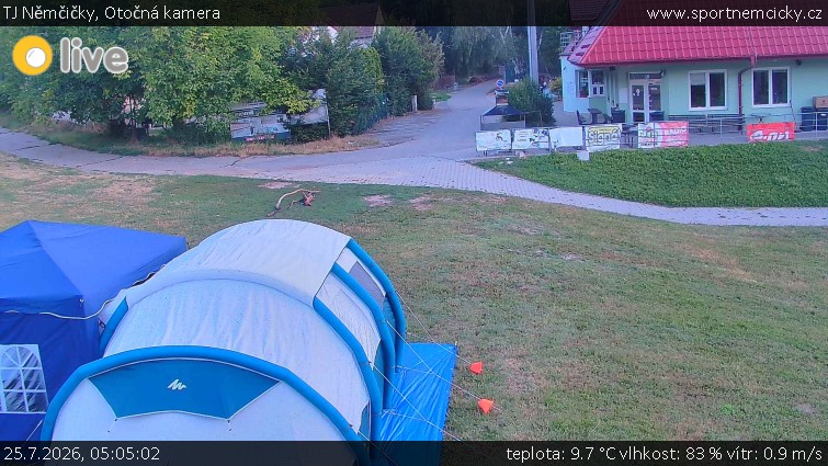 TJ Němčičky - Otočná kamera  - 25.7.2026 v 05:05