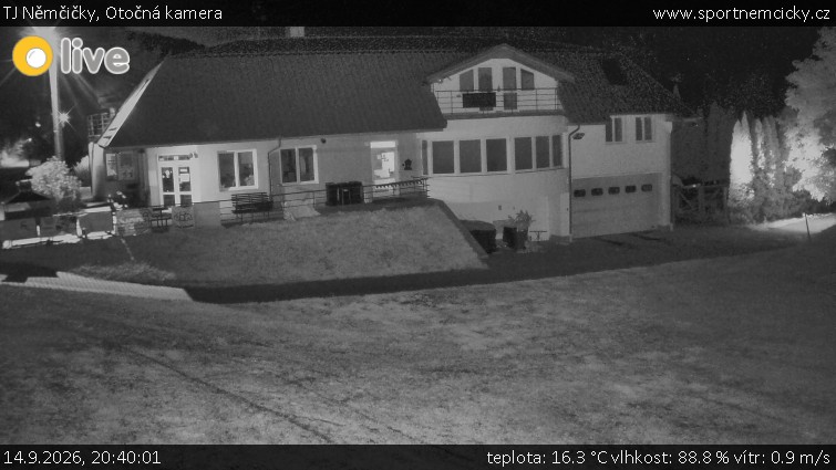 TJ Němčičky - Otočná kamera  - 14.9.2026 v 20:40