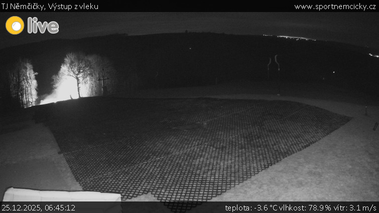 TJ Němčičky - Výstup z vleku - 25.12.2025 v 06:45