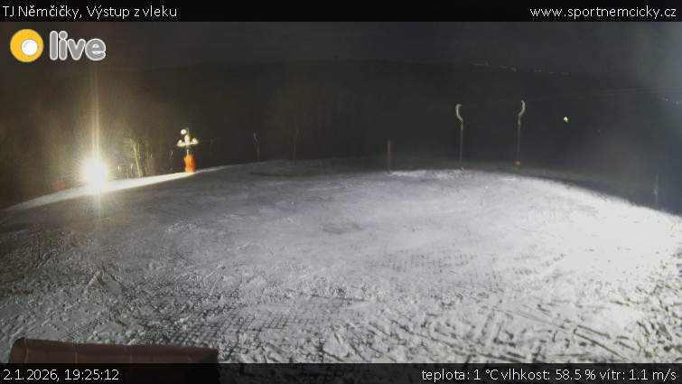 TJ Němčičky - Výstup z vleku - 2.1.2026 v 19:25