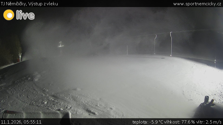 TJ Němčičky - Výstup z vleku - 11.1.2026 v 05:55