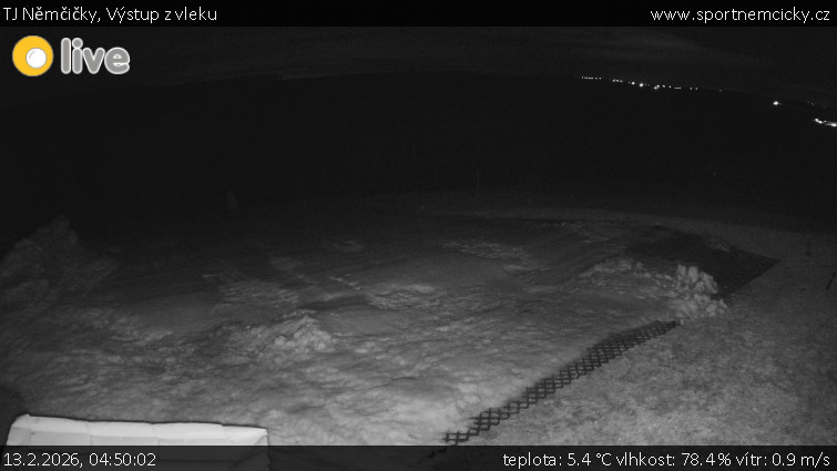 TJ Němčičky - Výstup z vleku - 13.2.2026 v 04:50
