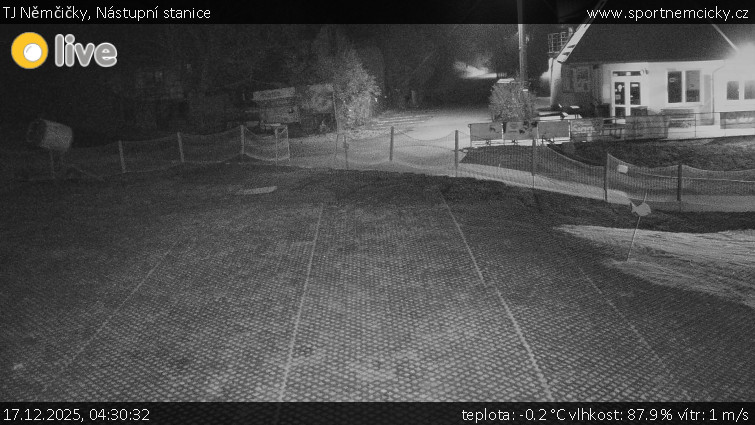 TJ Němčičky - Nástupní stanice - 17.12.2025 v 04:30