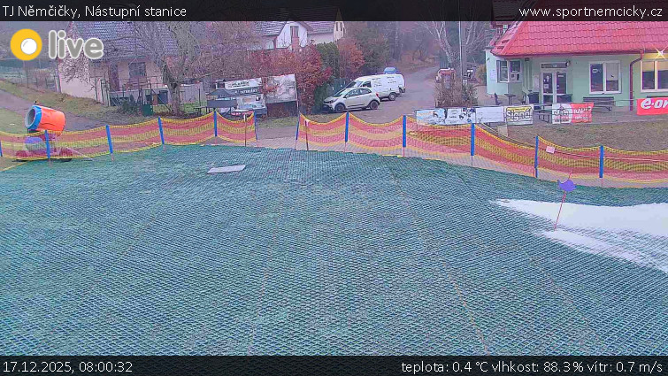 TJ Němčičky - Nástupní stanice - 17.12.2025 v 08:00