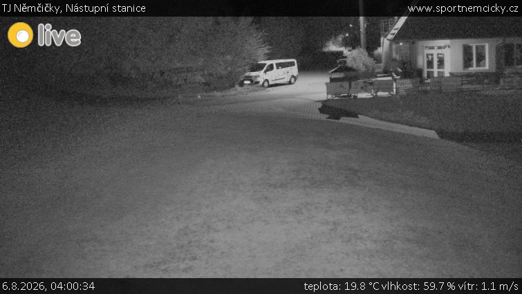 TJ Němčičky - Nástupní stanice - 6.8.2026 v 04:00