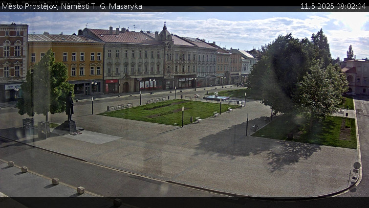 Město Prostějov - Náměstí T. G. Masaryka - 11.5.2025 v 08:02 Město Prostějov - Náměstí T. G. Masaryka - 11.5.2025 v 08:02