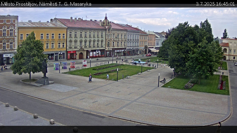 Město Prostějov - Náměstí T. G. Masaryka - 3.7.2025 v 16:45