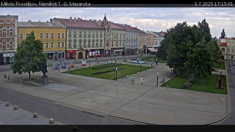 Město Prostějov - Náměstí T. G. Masaryka - 3.7.2025 v 17:15