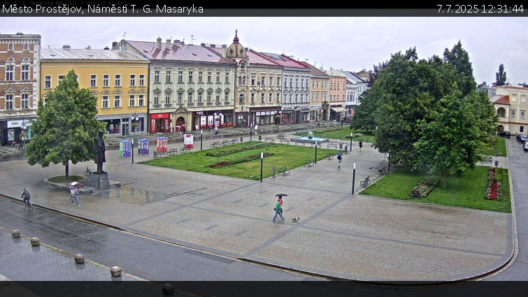 Město Prostějov - Náměstí T. G. Masaryka - 7.7.2025 v 12:31 Město Prostějov - Náměstí T. G. Masaryka - 7.7.2025 v 12:31