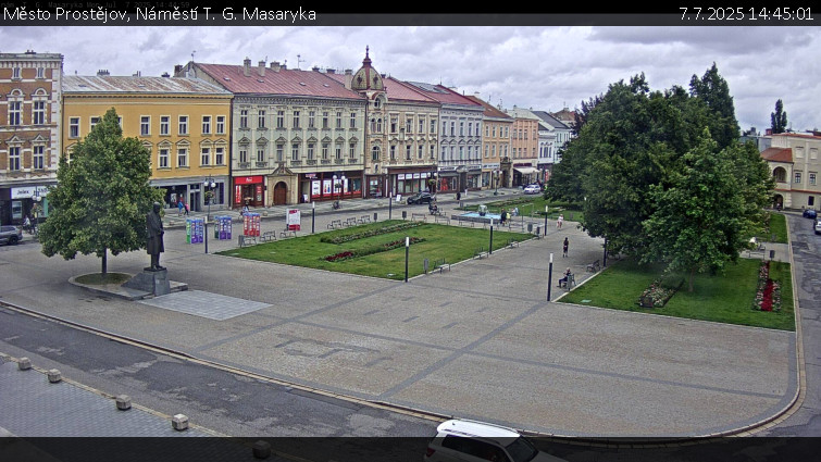 Město Prostějov - Náměstí T. G. Masaryka - 7.7.2025 v 14:45 Město Prostějov - Náměstí T. G. Masaryka - 7.7.2025 v 14:45