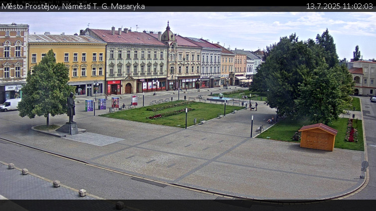 Město Prostějov - Náměstí T. G. Masaryka - 13.7.2025 v 11:02 Město Prostějov - Náměstí T. G. Masaryka - 13.7.2025 v 11:02