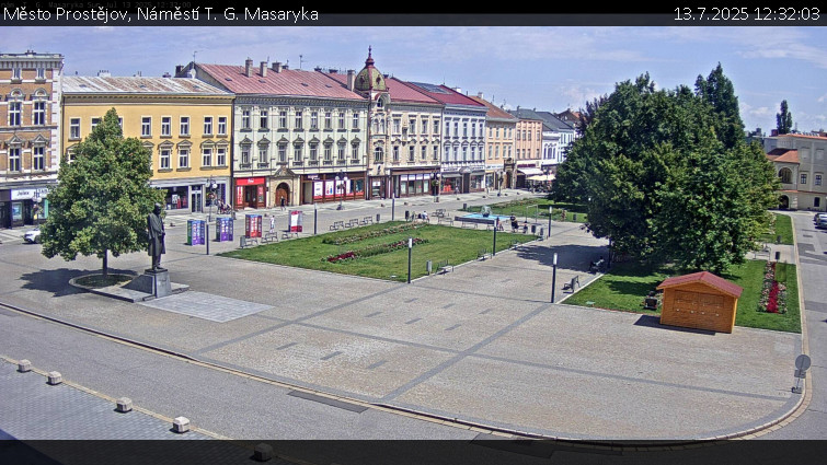 Město Prostějov - Náměstí T. G. Masaryka - 13.7.2025 v 12:32 Město Prostějov - Náměstí T. G. Masaryka - 13.7.2025 v 12:32