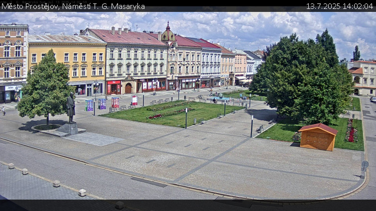 Město Prostějov - Náměstí T. G. Masaryka - 13.7.2025 v 14:02 Město Prostějov - Náměstí T. G. Masaryka - 13.7.2025 v 14:02