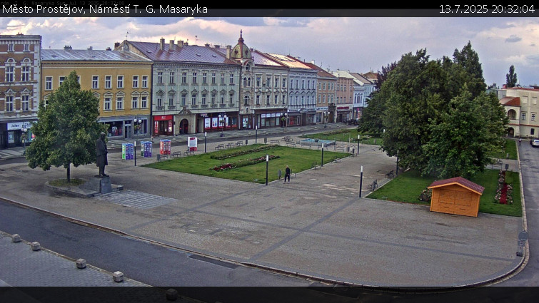 Město Prostějov - Náměstí T. G. Masaryka - 13.7.2025 v 20:32 Město Prostějov - Náměstí T. G. Masaryka - 13.7.2025 v 20:32