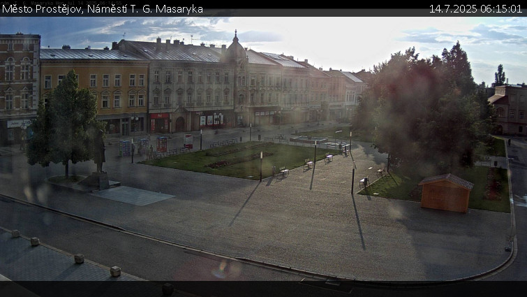 Město Prostějov - Náměstí T. G. Masaryka - 14.7.2025 v 06:15 Město Prostějov - Náměstí T. G. Masaryka - 14.7.2025 v 06:15