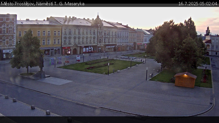 Město Prostějov - Náměstí T. G. Masaryka - 16.7.2025 v 05:02 Město Prostějov - Náměstí T. G. Masaryka - 16.7.2025 v 05:02