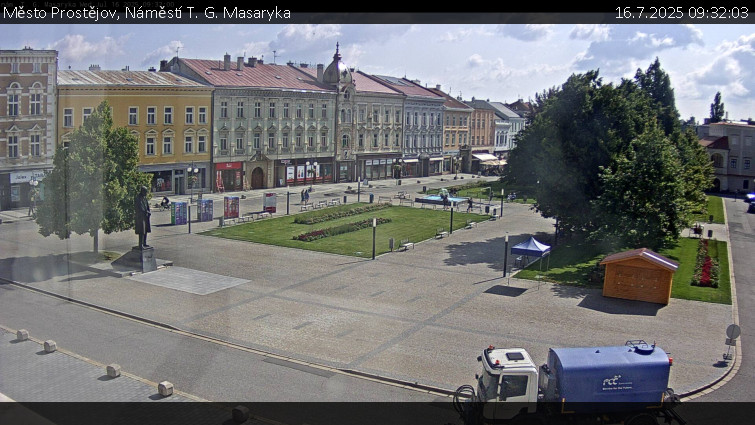 Město Prostějov - Náměstí T. G. Masaryka - 16.7.2025 v 09:32 Město Prostějov - Náměstí T. G. Masaryka - 16.7.2025 v 09:32