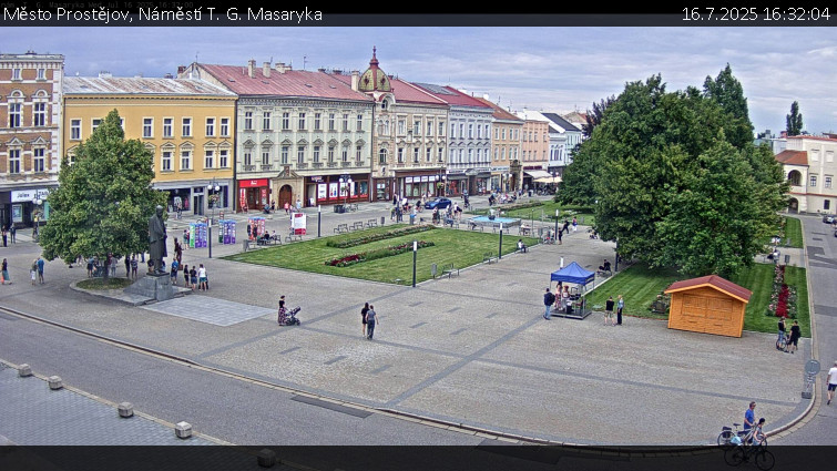 Město Prostějov - Náměstí T. G. Masaryka - 16.7.2025 v 16:32 Město Prostějov - Náměstí T. G. Masaryka - 16.7.2025 v 16:32