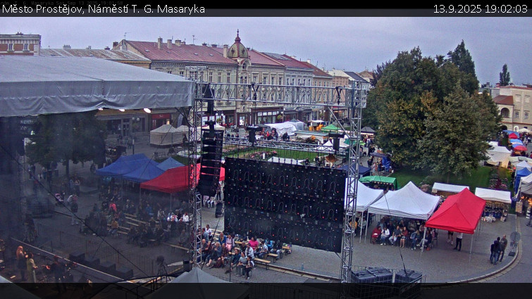 Město Prostějov - Náměstí T. G. Masaryka - 13.9.2025 v 19:02