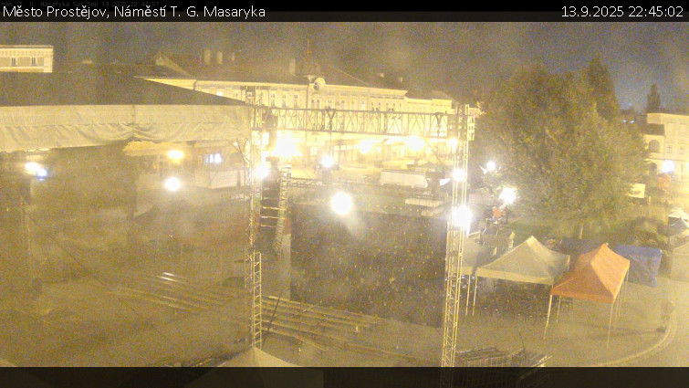Město Prostějov - Náměstí T. G. Masaryka - 13.9.2025 v 22:45