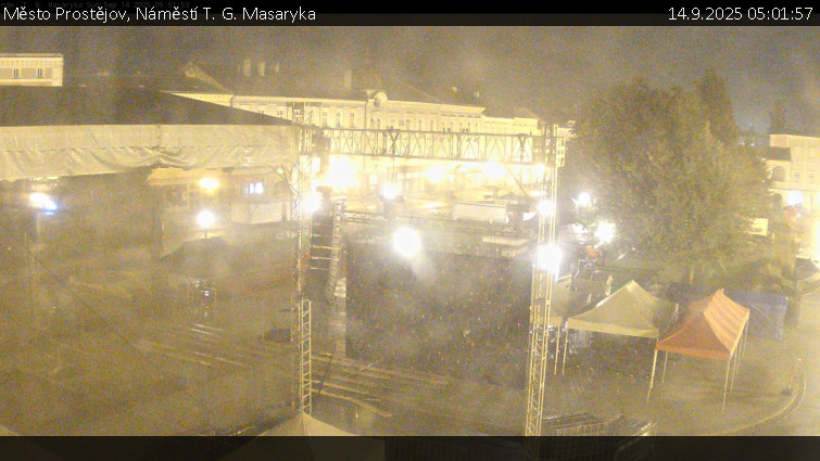 Město Prostějov - Náměstí T. G. Masaryka - 14.9.2025 v 05:01 Město Prostějov - Náměstí T. G. Masaryka - 14.9.2025 v 05:01