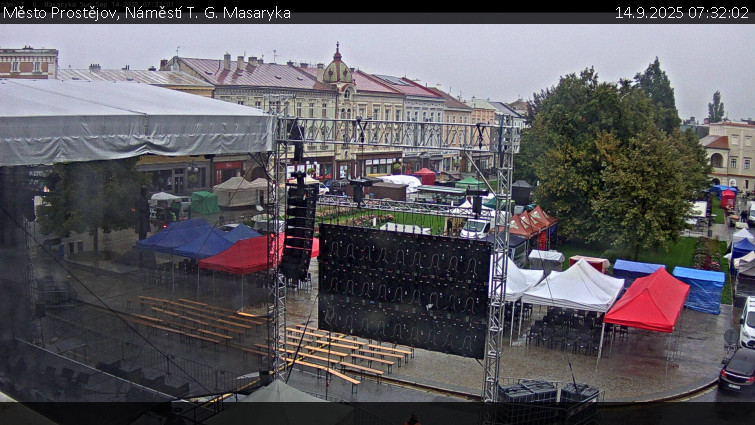 Město Prostějov - Náměstí T. G. Masaryka - 14.9.2025 v 07:32 Město Prostějov - Náměstí T. G. Masaryka - 14.9.2025 v 07:32
