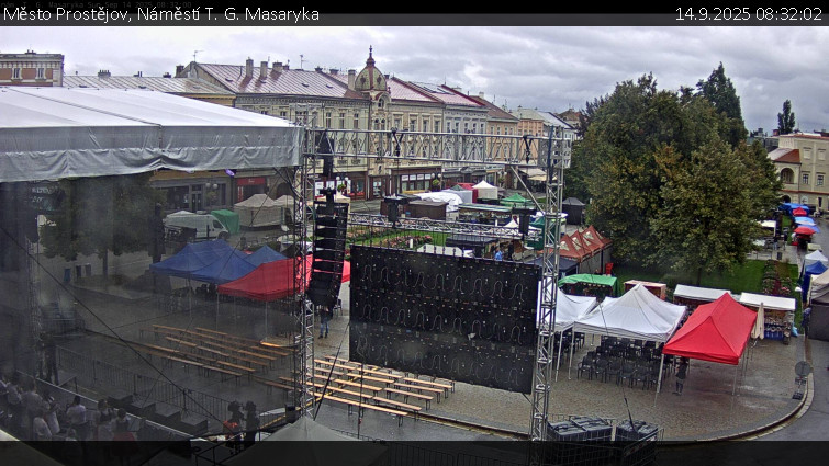 Město Prostějov - Náměstí T. G. Masaryka - 14.9.2025 v 08:32 Město Prostějov - Náměstí T. G. Masaryka - 14.9.2025 v 08:32