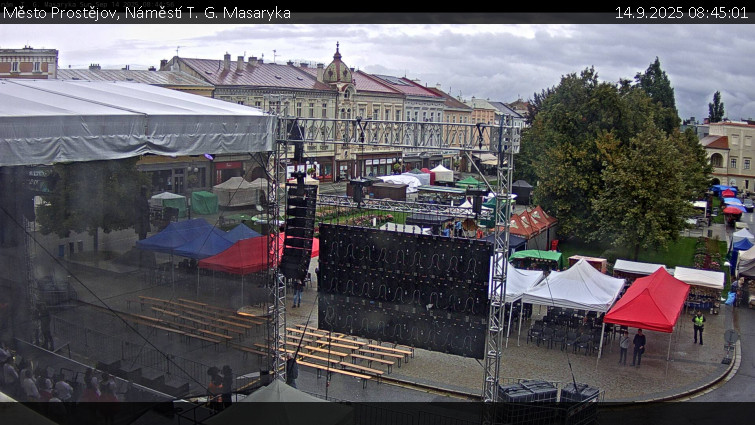 Město Prostějov - Náměstí T. G. Masaryka - 14.9.2025 v 08:45