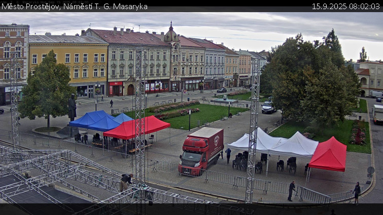 Město Prostějov - Náměstí T. G. Masaryka - 15.9.2025 v 08:02 Město Prostějov - Náměstí T. G. Masaryka - 15.9.2025 v 08:02