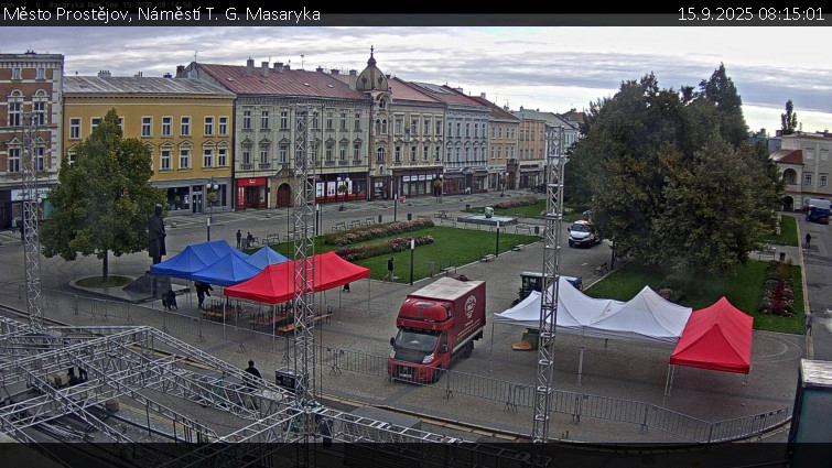 Město Prostějov - Náměstí T. G. Masaryka - 15.9.2025 v 08:15