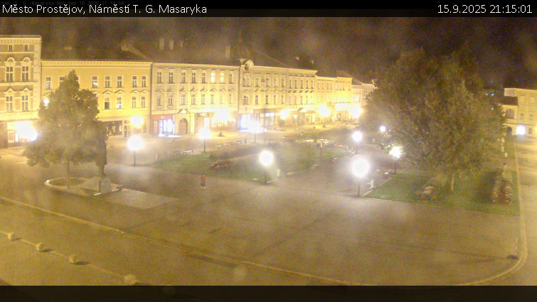 Město Prostějov - Náměstí T. G. Masaryka - 15.9.2025 v 21:15 Město Prostějov - Náměstí T. G. Masaryka - 15.9.2025 v 21:15