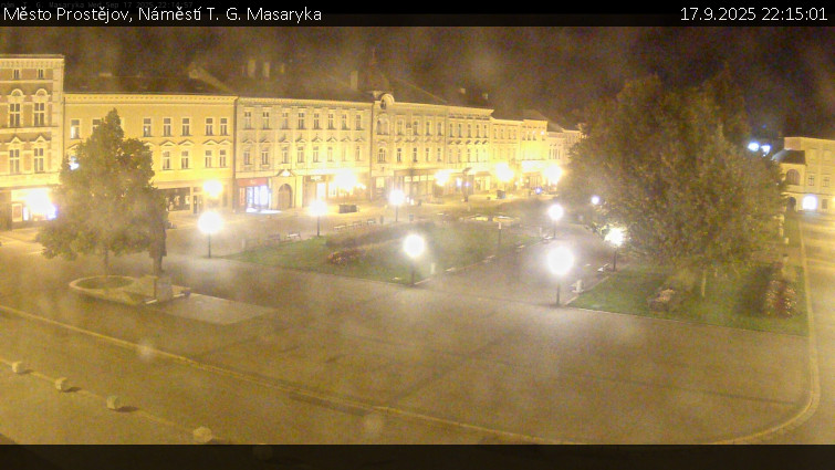 Město Prostějov - Náměstí T. G. Masaryka - 17.9.2025 v 22:15