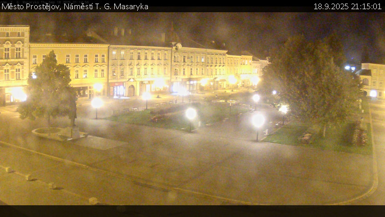 Město Prostějov - Náměstí T. G. Masaryka - 18.9.2025 v 21:15