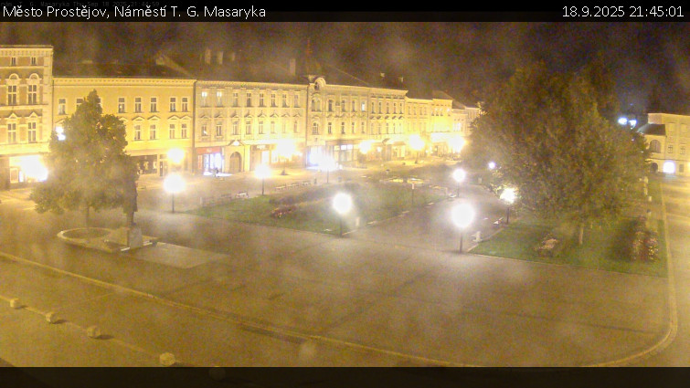 Město Prostějov - Náměstí T. G. Masaryka - 18.9.2025 v 21:45