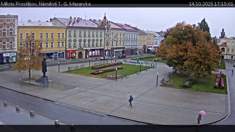 Město Prostějov - Náměstí T. G. Masaryka - 14.10.2025 v 17:15 Město Prostějov - Náměstí T. G. Masaryka - 14.10.2025 v 17:15