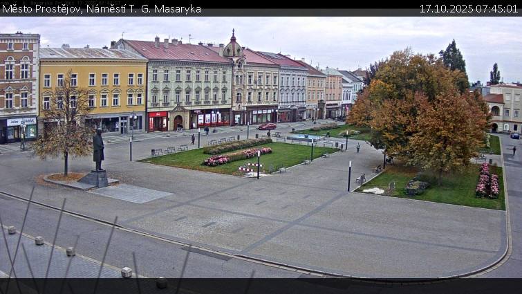 Město Prostějov - Náměstí T. G. Masaryka - 17.10.2025 v 07:45 Město Prostějov - Náměstí T. G. Masaryka - 17.10.2025 v 07:45