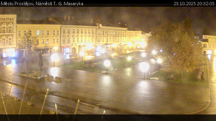 Město Prostějov - Náměstí T. G. Masaryka - 23.10.2025 v 20:32 Město Prostějov - Náměstí T. G. Masaryka - 23.10.2025 v 20:32