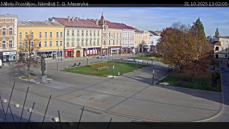 Město Prostějov - Náměstí T. G. Masaryka - 31.10.2025 v 13:02 Město Prostějov - Náměstí T. G. Masaryka - 31.10.2025 v 13:02