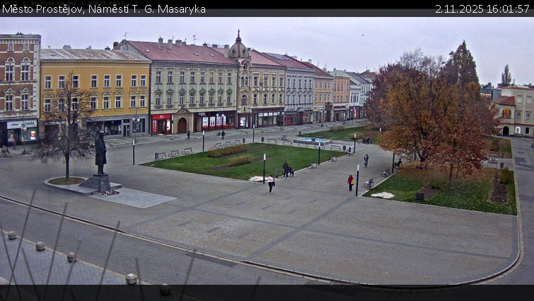 Město Prostějov - Náměstí T. G. Masaryka - 2.11.2025 v 16:01 Město Prostějov - Náměstí T. G. Masaryka - 2.11.2025 v 16:01