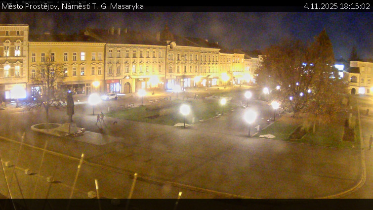Město Prostějov - Náměstí T. G. Masaryka - 4.11.2025 v 18:15