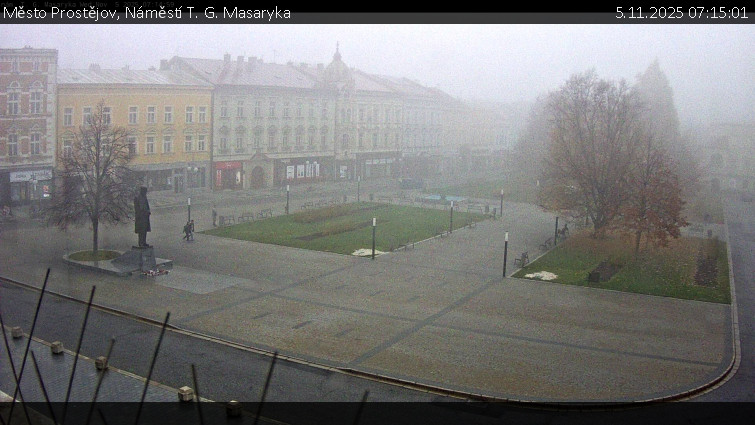Město Prostějov - Náměstí T. G. Masaryka - 5.11.2025 v 07:15