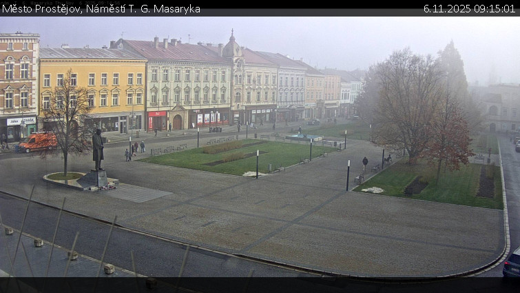 Město Prostějov - Náměstí T. G. Masaryka - 6.11.2025 v 09:15