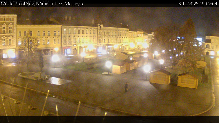 Město Prostějov - Náměstí T. G. Masaryka - 8.11.2025 v 19:02