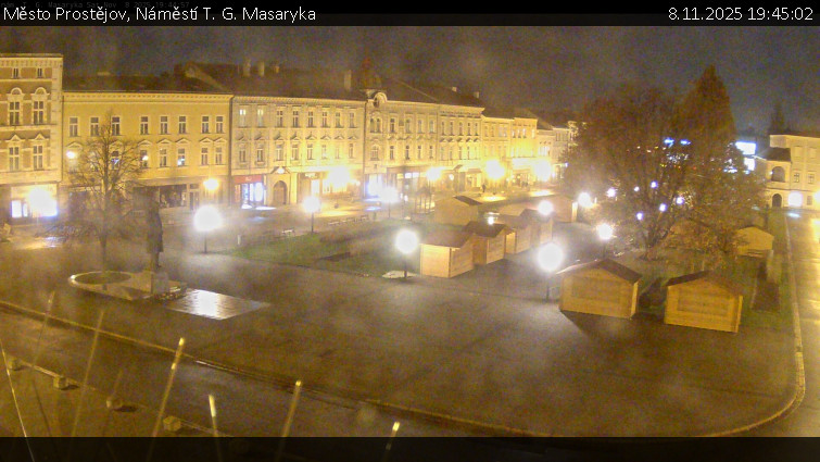 Město Prostějov - Náměstí T. G. Masaryka - 8.11.2025 v 19:45