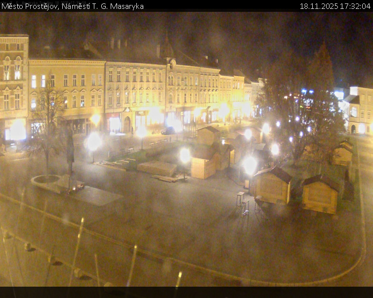 Město Prostějov - Náměstí T. G. Masaryka - 18.11.2025 v 17:32