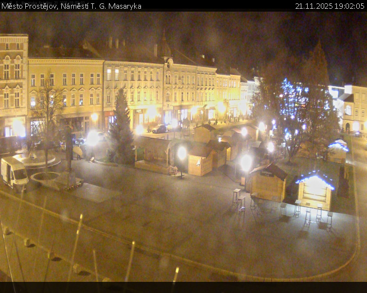 Město Prostějov - Náměstí T. G. Masaryka - 21.11.2025 v 19:02