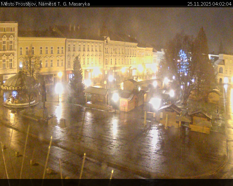 Město Prostějov - Náměstí T. G. Masaryka - 25.11.2025 v 04:02