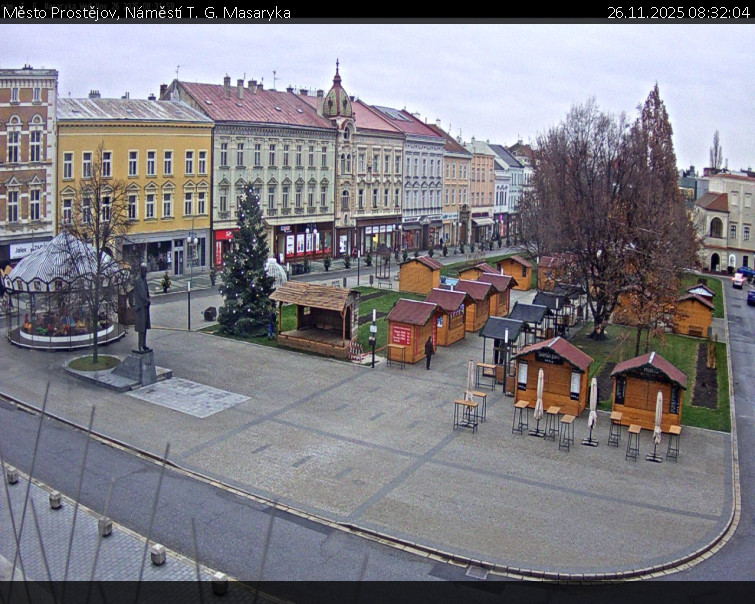 Město Prostějov - Náměstí T. G. Masaryka - 26.11.2025 v 08:32