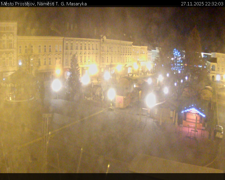 Město Prostějov - Náměstí T. G. Masaryka - 27.11.2025 v 22:32
