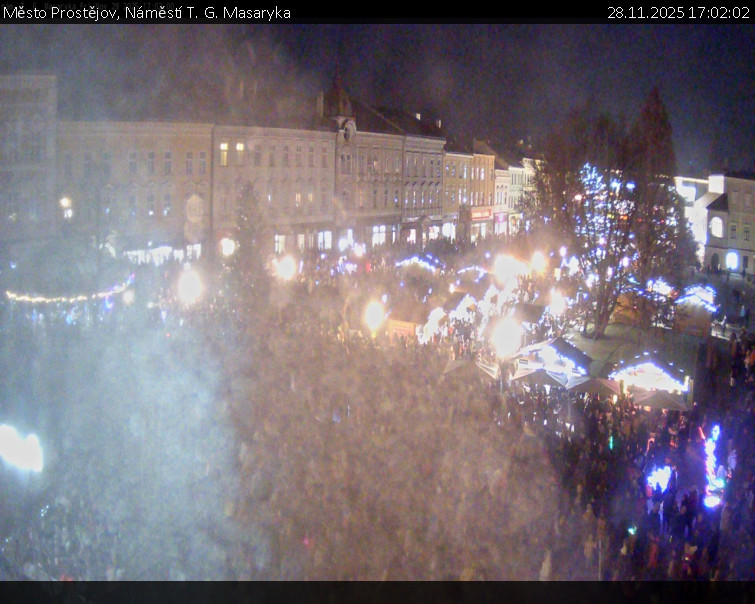 Město Prostějov - Náměstí T. G. Masaryka - 28.11.2025 v 17:02